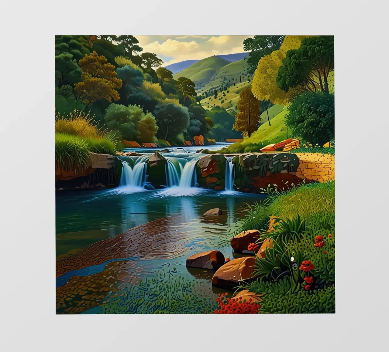 cascata di bellezza telo in pvc da Delaney Okuneva