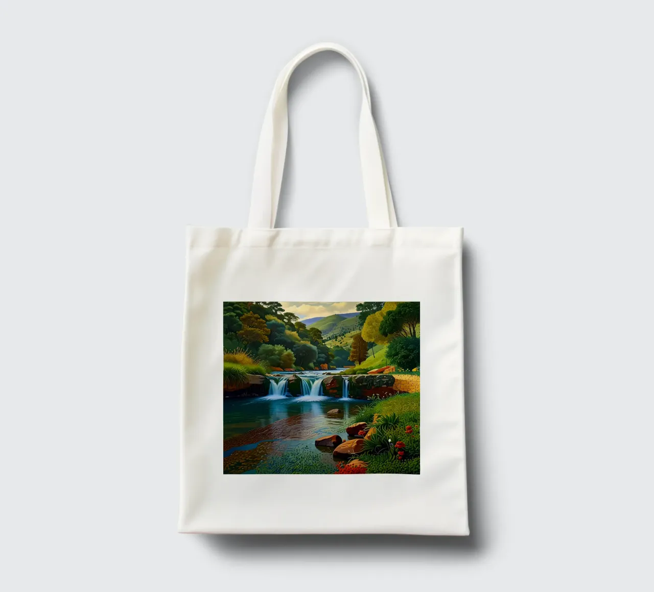 cascata di bellezza borsa in juta da Delaney Okuneva