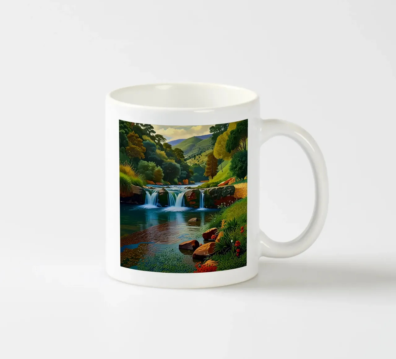 cascata di bellezza tazza in ceramica da Delaney Okuneva