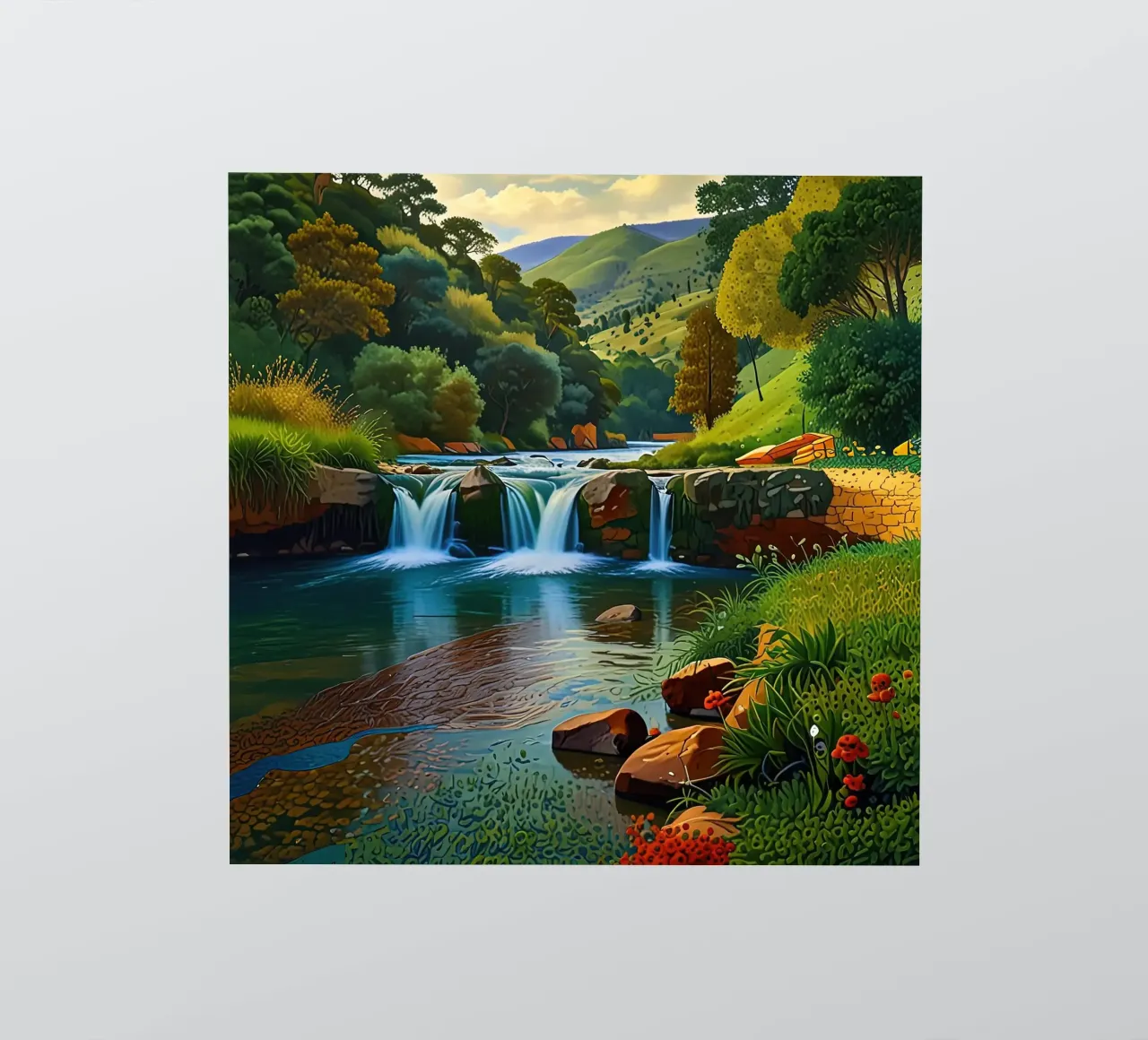 cascata di bellezza adesivo da Delaney Okuneva