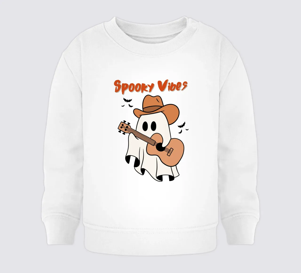 spooky vibes halloween sudadera de bebé de muhidines