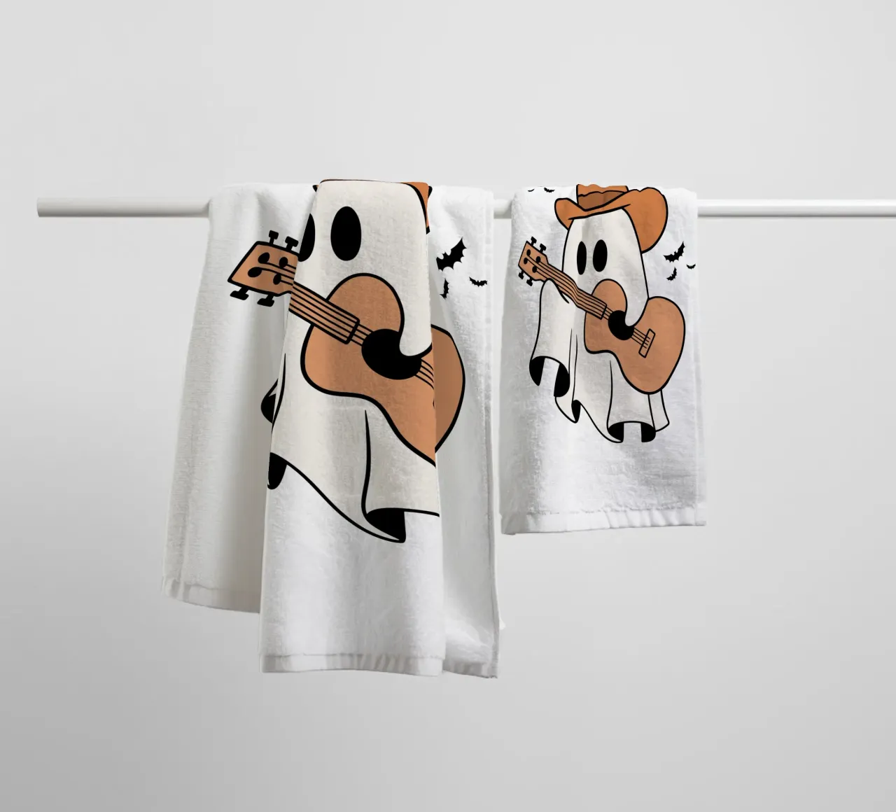 spooky vibes halloween towel by muhidines