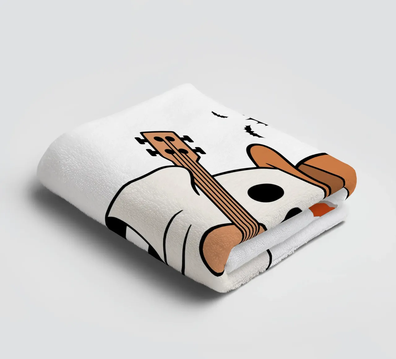 spooky vibes halloween towel by muhidines