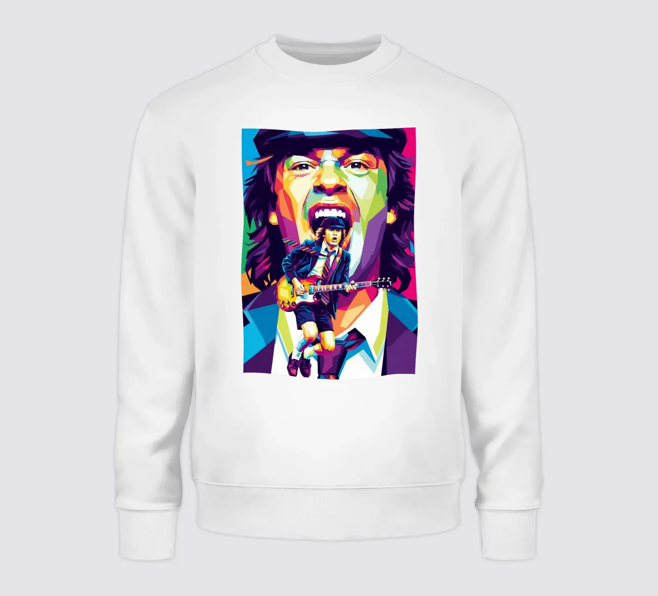 Angus Young ACDC #1 felpa da Hantamrata