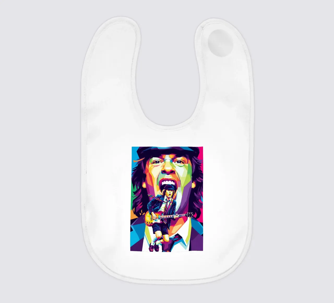 Angus Young ACDC #1 bavaglino da Hantamrata