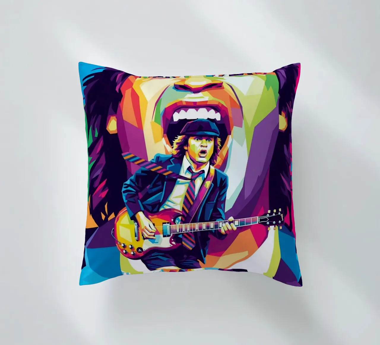 Angus Young ACDC #1 cuscino da Hantamrata