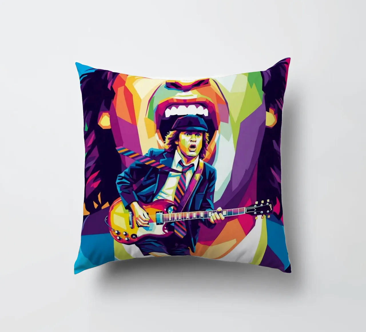 Angus Young ACDC #1 cuscino da Hantamrata