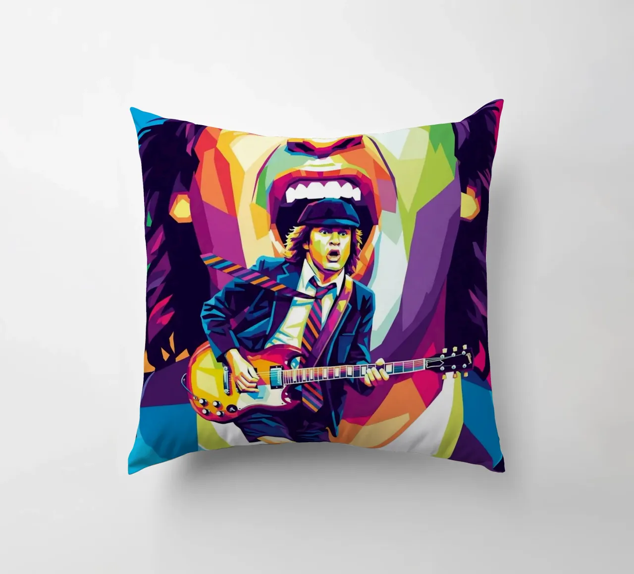 Angus Young ACDC #1 cuscino da Hantamrata