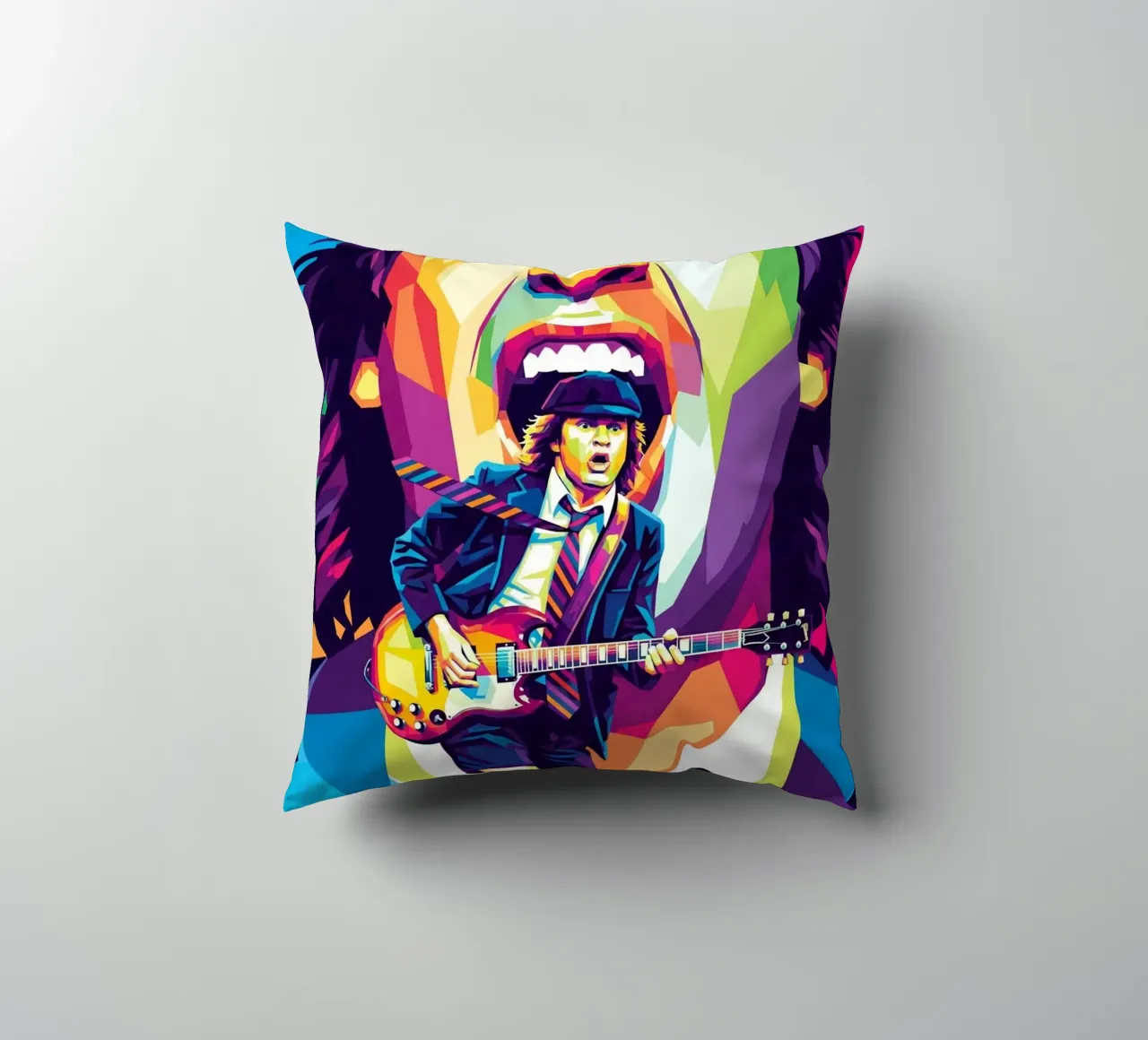 Angus Young ACDC #1 cuscino da Hantamrata