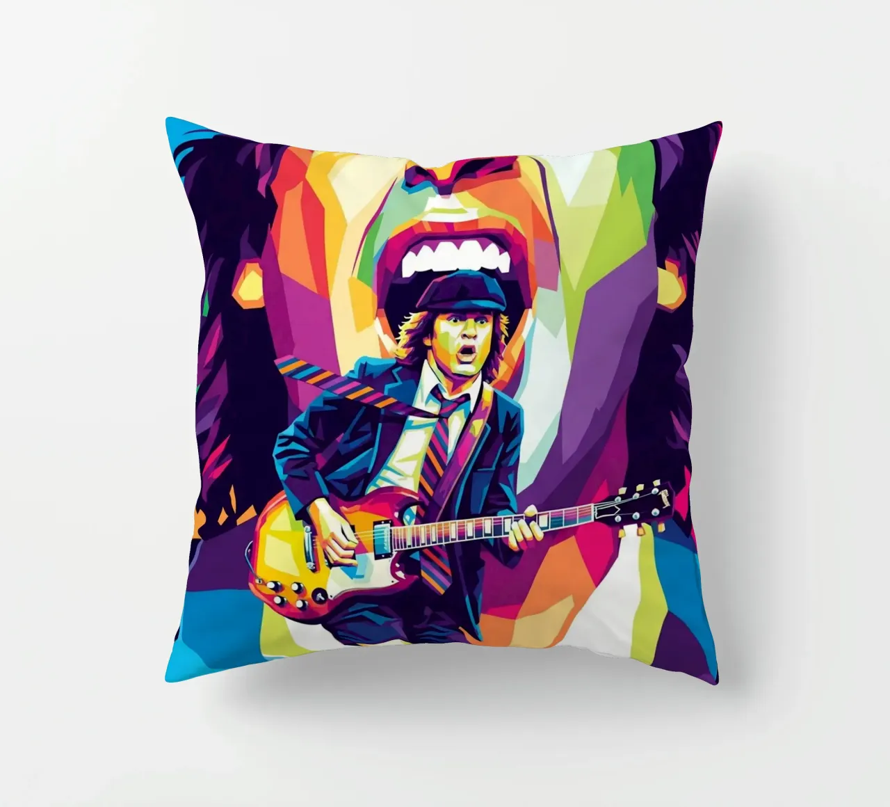 Angus Young ACDC #1 cuscino da Hantamrata
