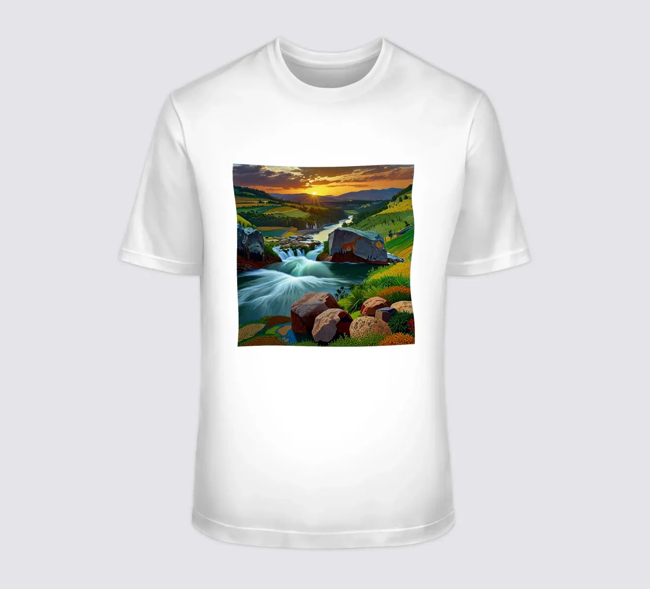 Fiume della bellezza t-shirt da Delaney Okuneva