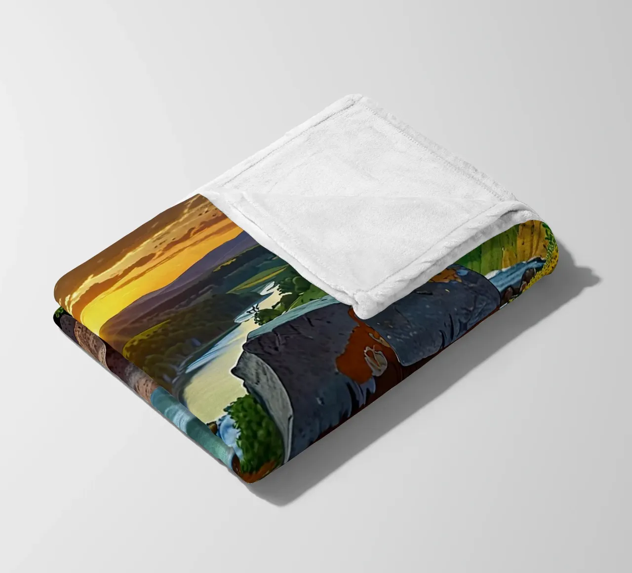 Fiume della bellezza coperta in pile da Delaney Okuneva