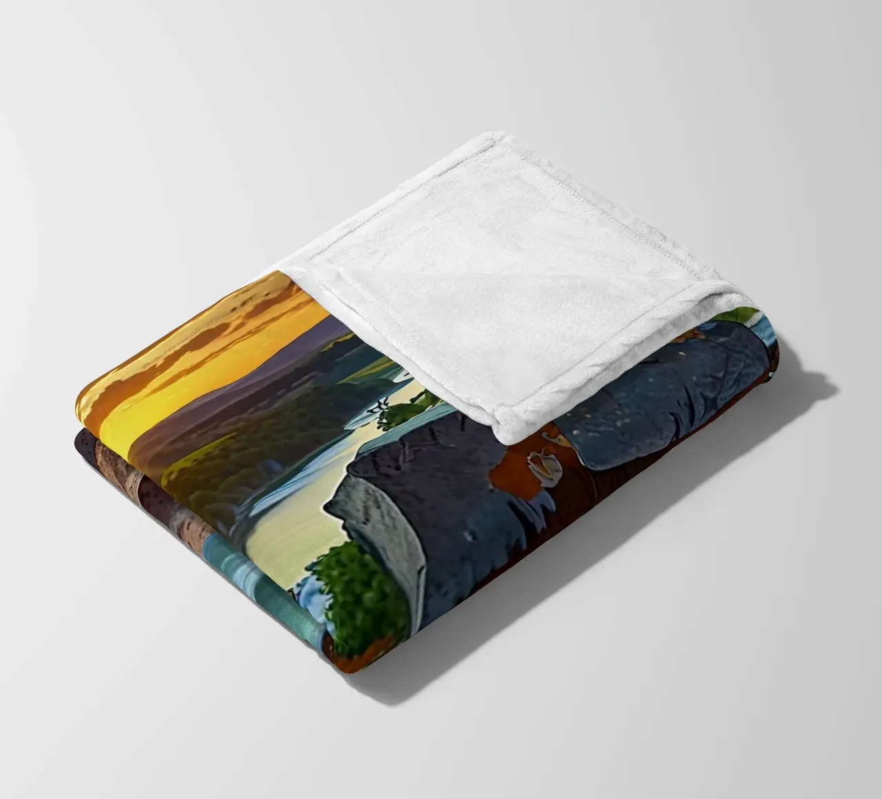 Fiume della bellezza coperta in pile da Delaney Okuneva