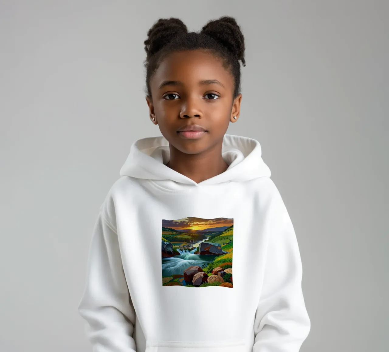 Fiume della bellezza felpa bambino con cappuccio da Delaney Okuneva