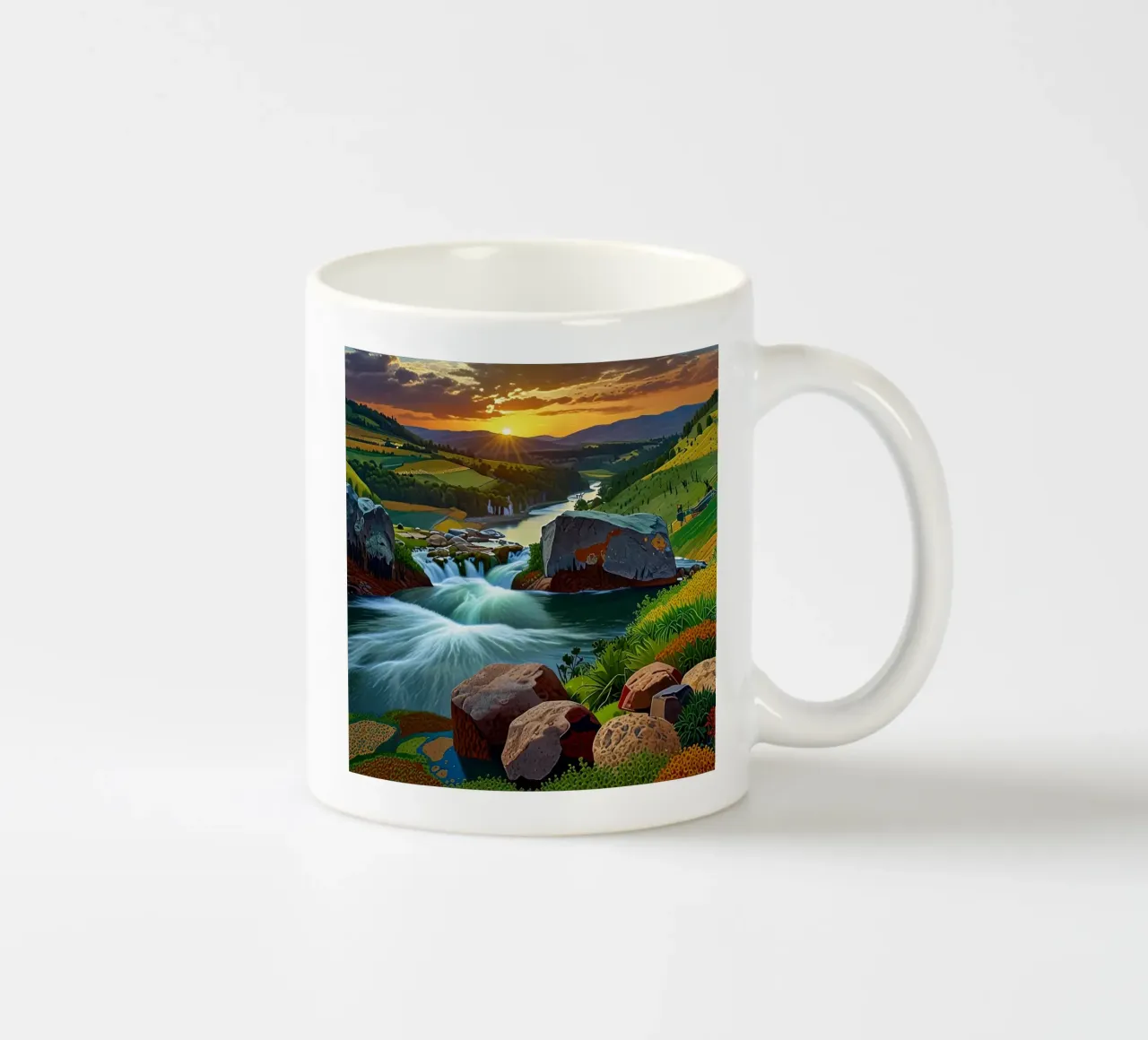 Fiume della bellezza tazza in ceramica da Delaney Okuneva