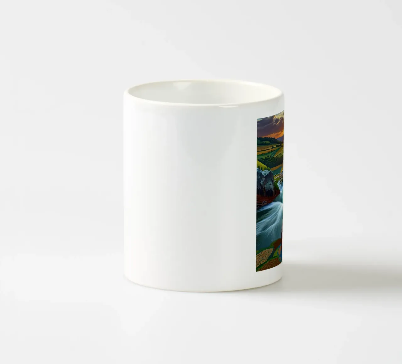 Fiume della bellezza tazza in ceramica da Delaney Okuneva