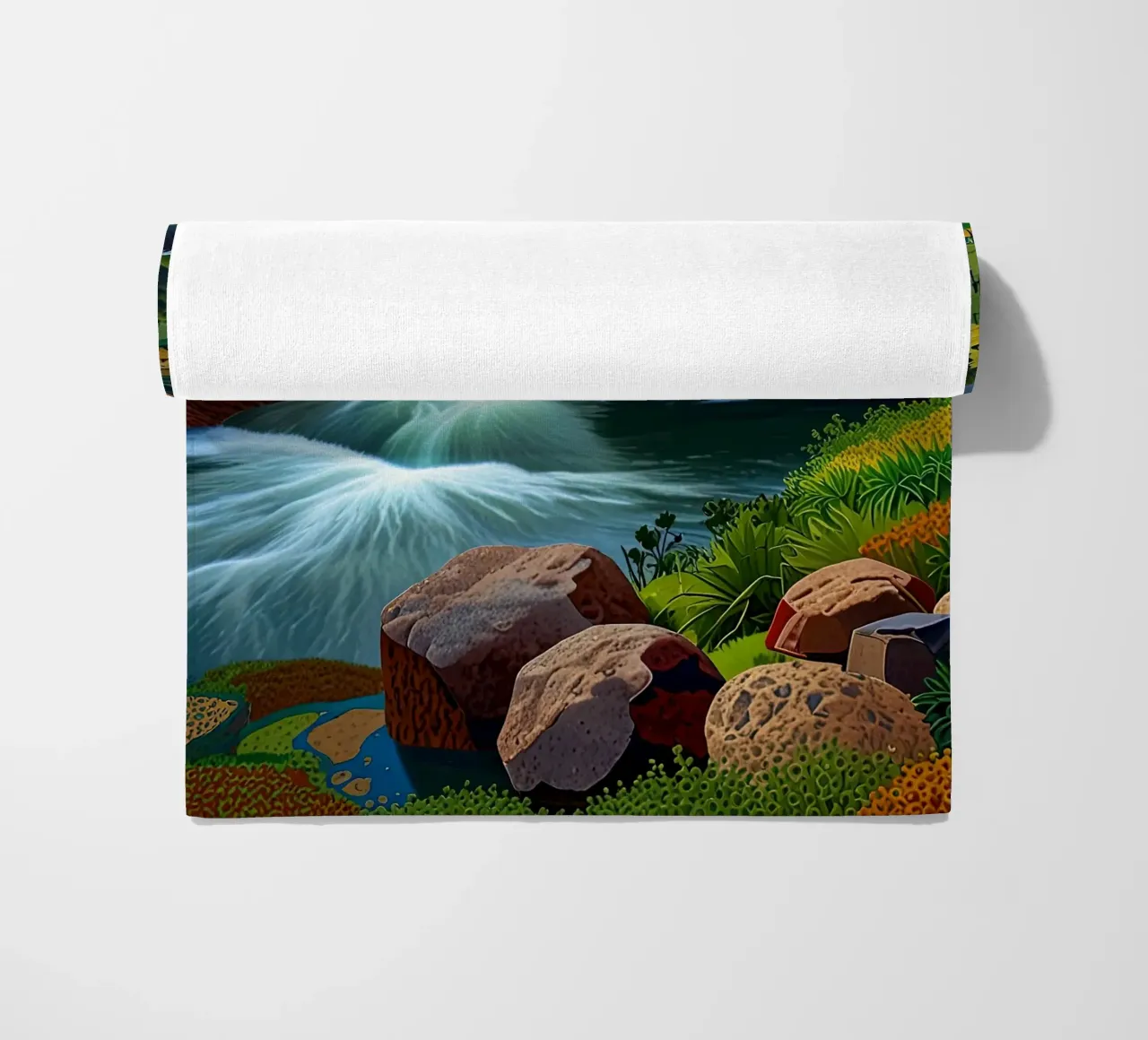Fiume della bellezza telo mare da Delaney Okuneva