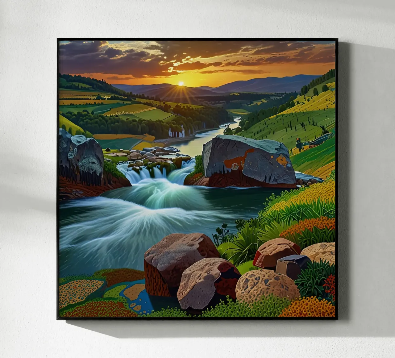 Fiume della bellezza plexiglass da Delaney Okuneva