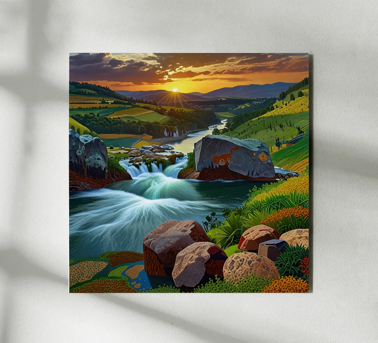 Fiume della bellezza alluminio dibond da Delaney Okuneva