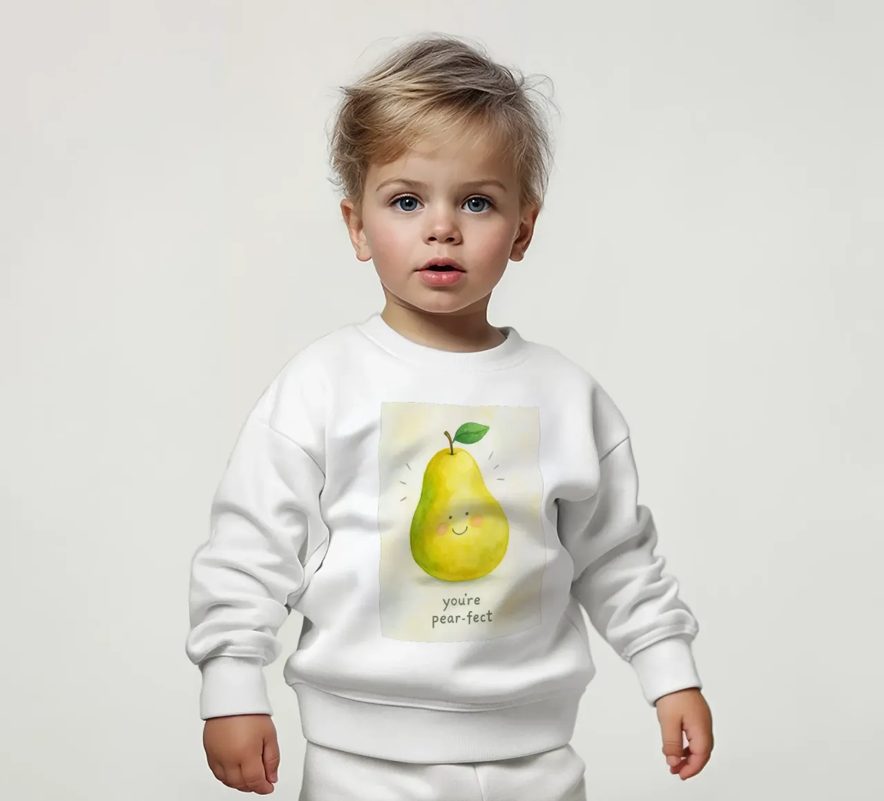 eres pera fecto dibujando sudadera de bebé de muhidines