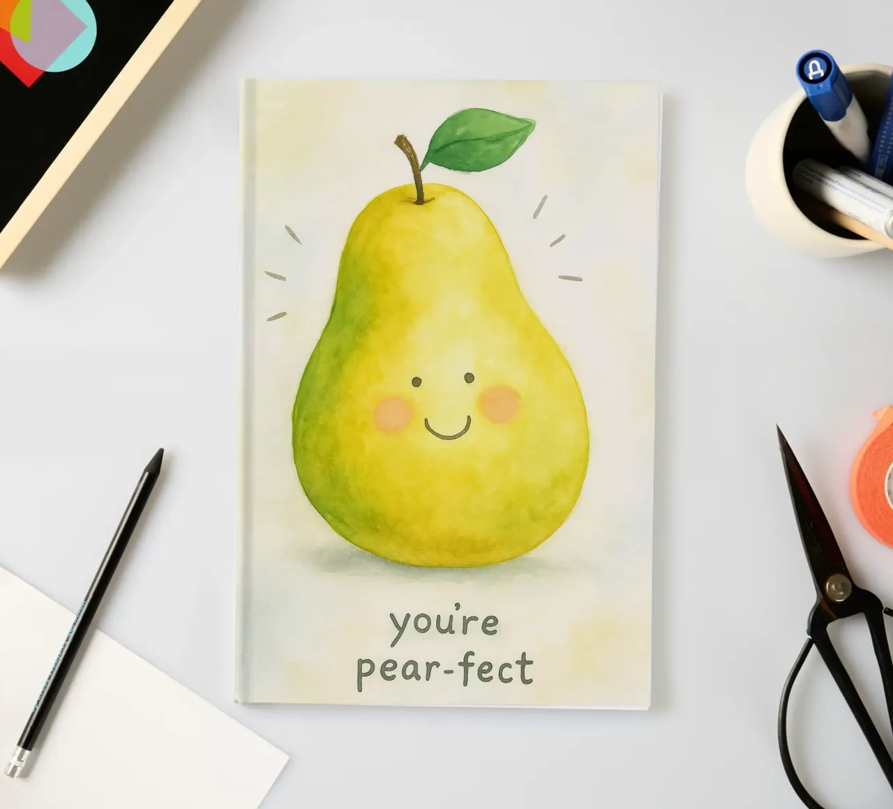 you are pear fect drawing notebook by muhidines