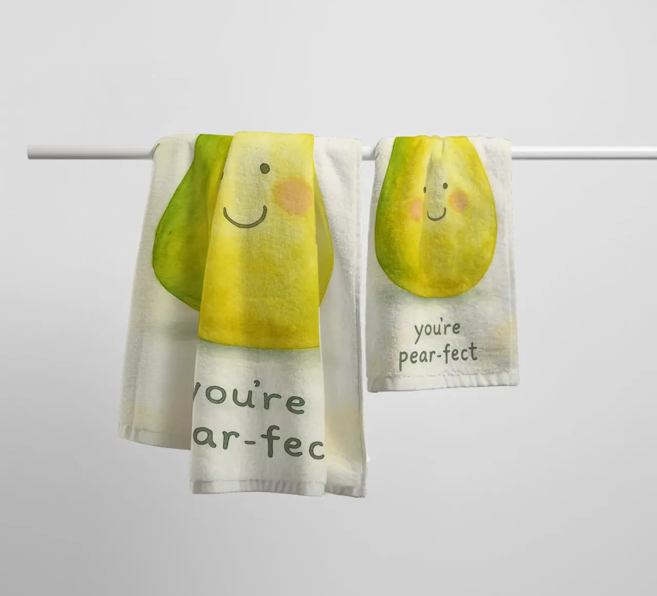 you are pear fect drawing towel by muhidines