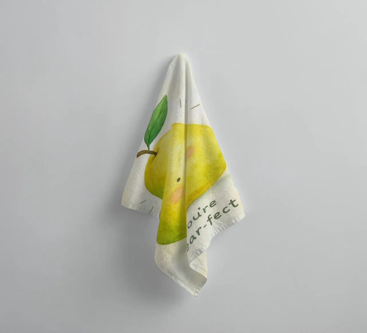 you are pear fect drawing towel by muhidines