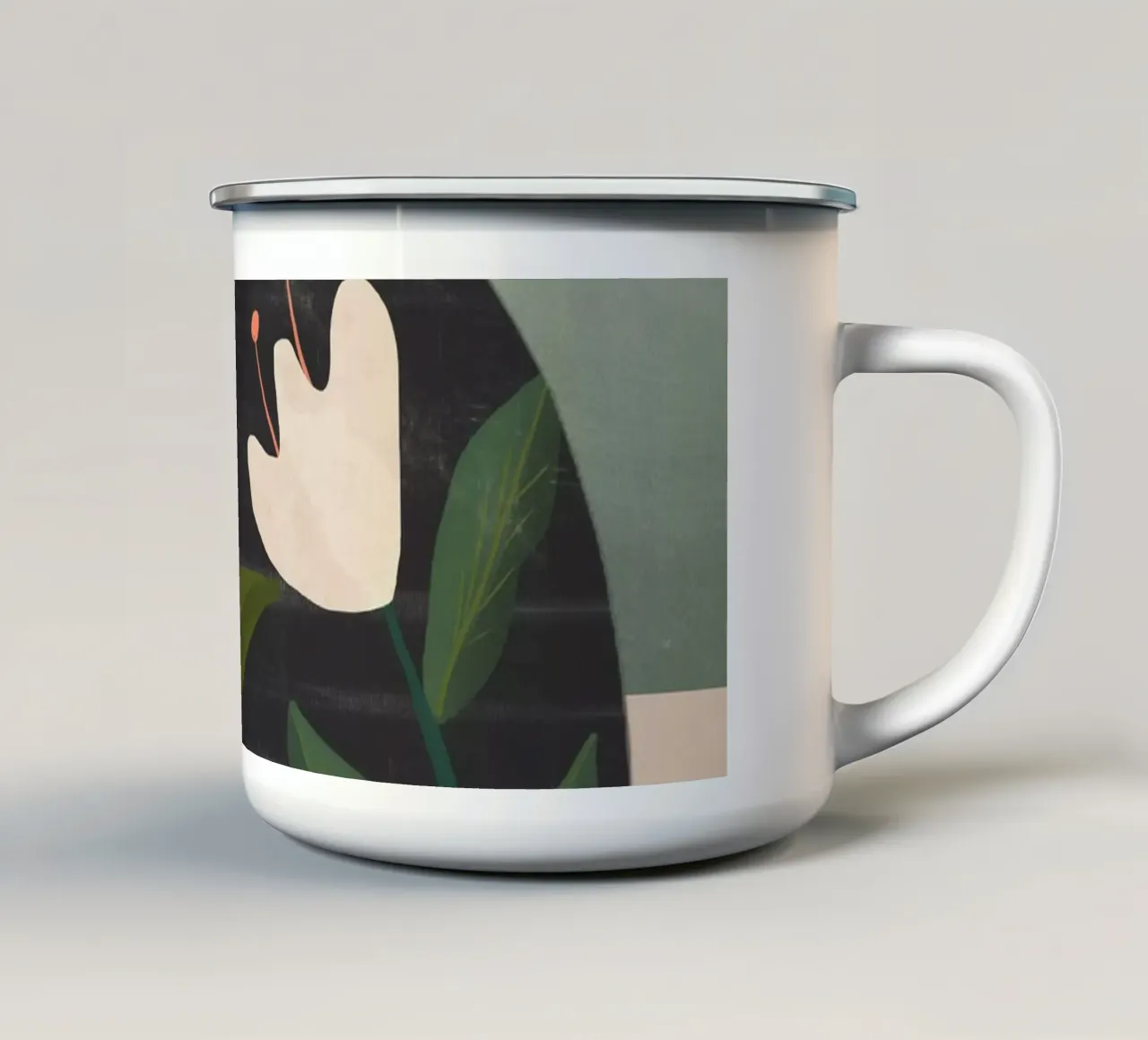 Natura morta 5 tazza in smalto da ThingDesign