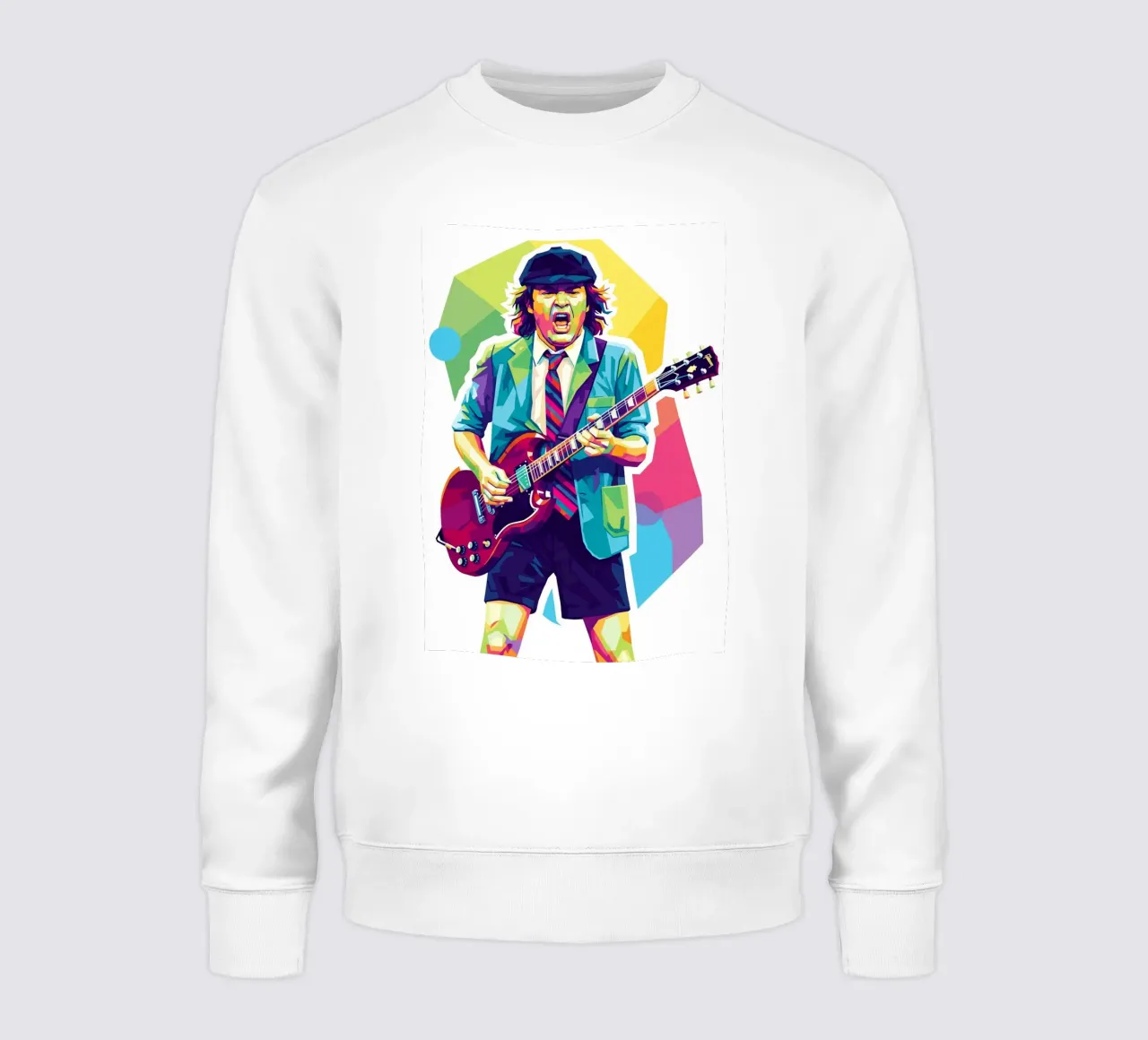 Angus Young ACDC #2 felpa da Hantamrata