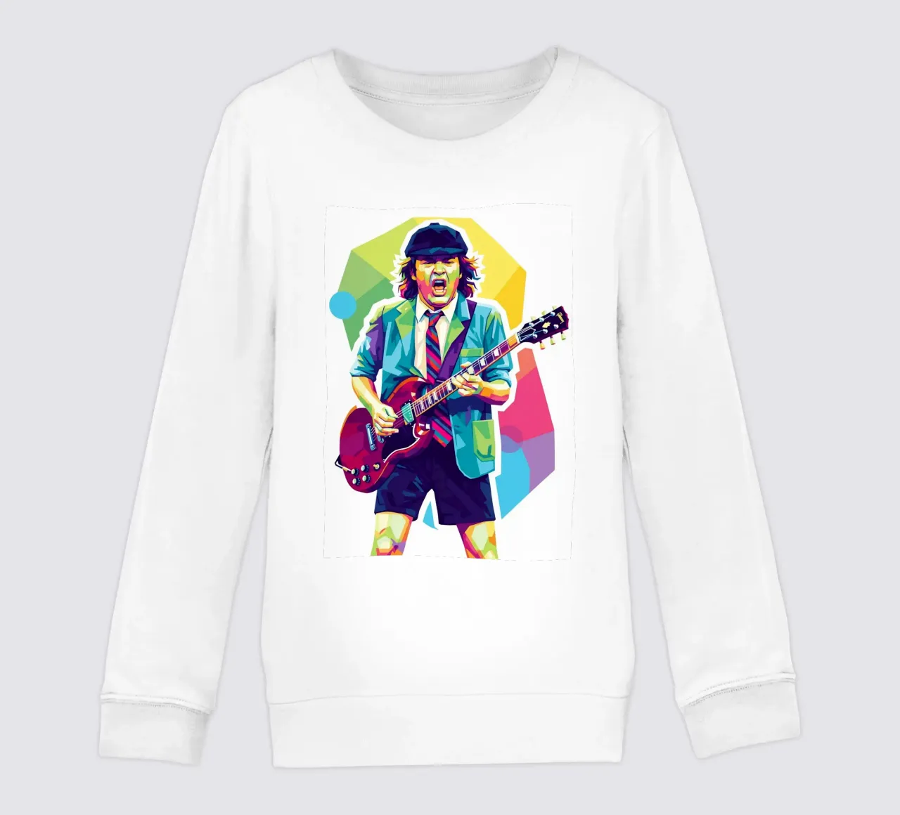 Angus Young ACDC #2 felpa bambino da Hantamrata
