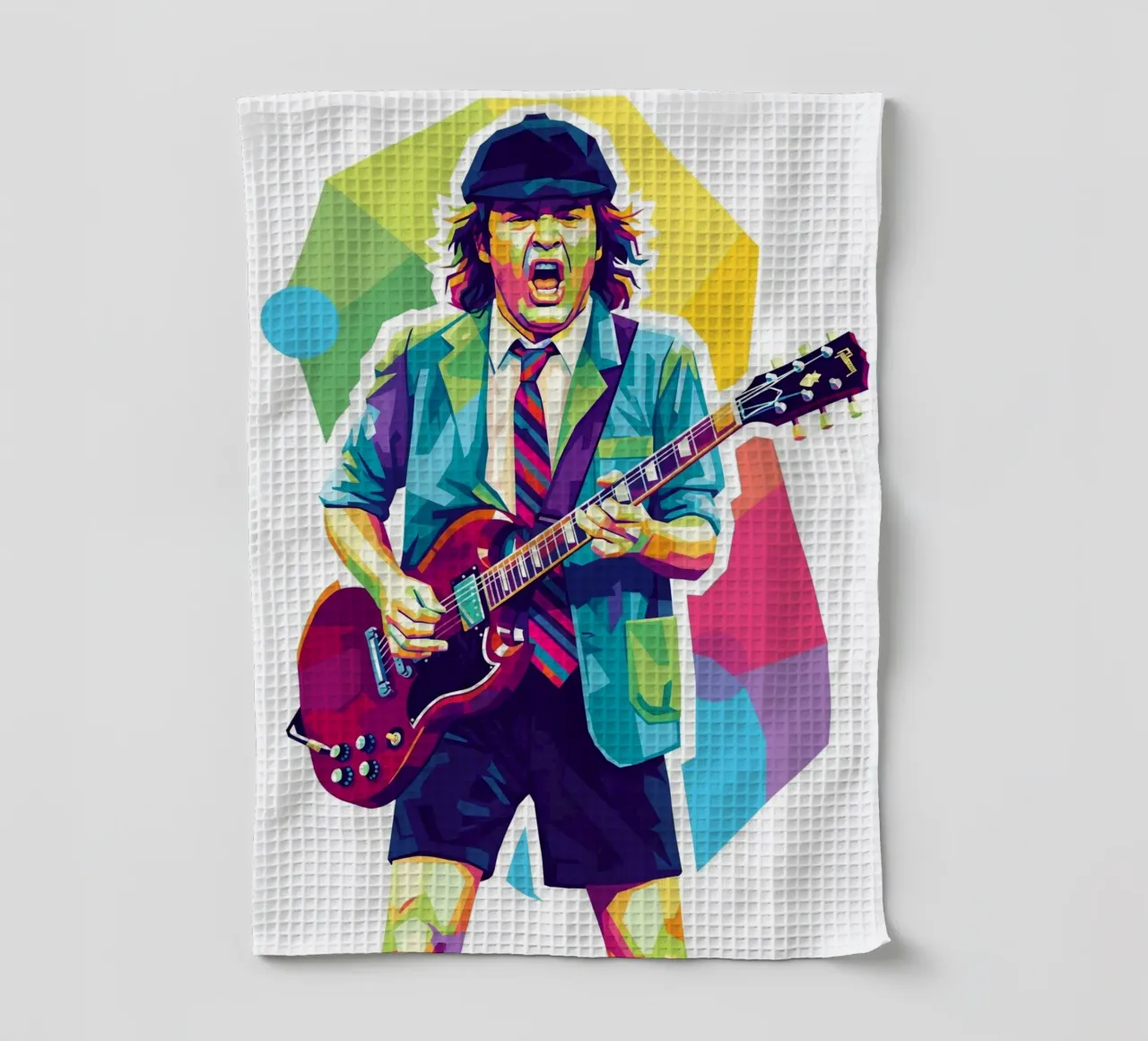 Angus Young ACDC #2 canovaccio da cucina da Hantamrata
