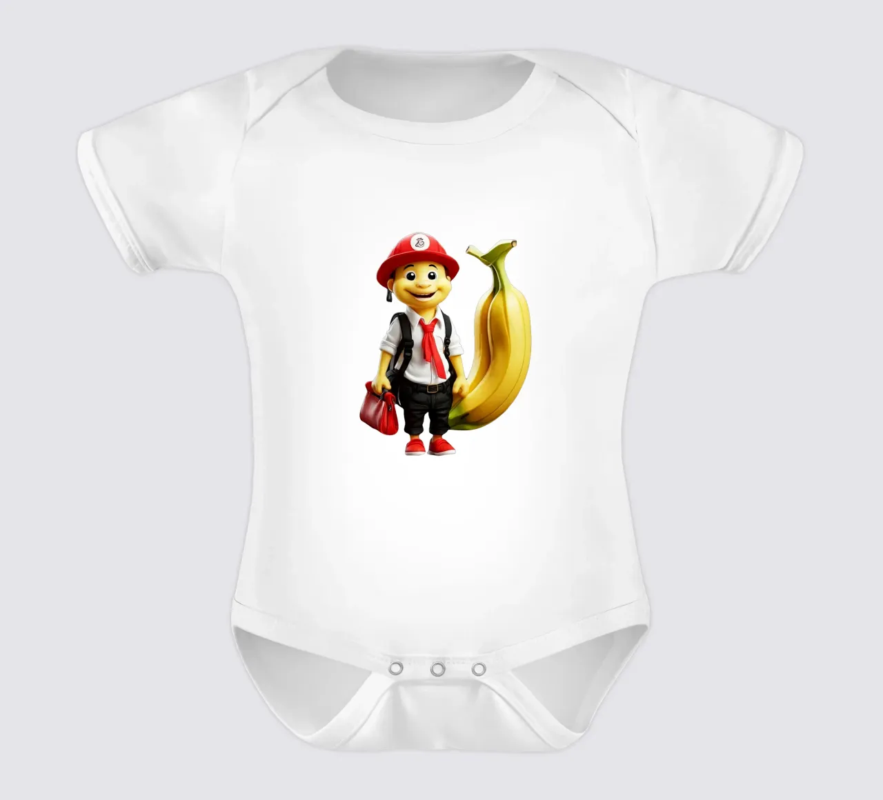 Fratello Banana body neonato maniche corte da Delaney Okuneva