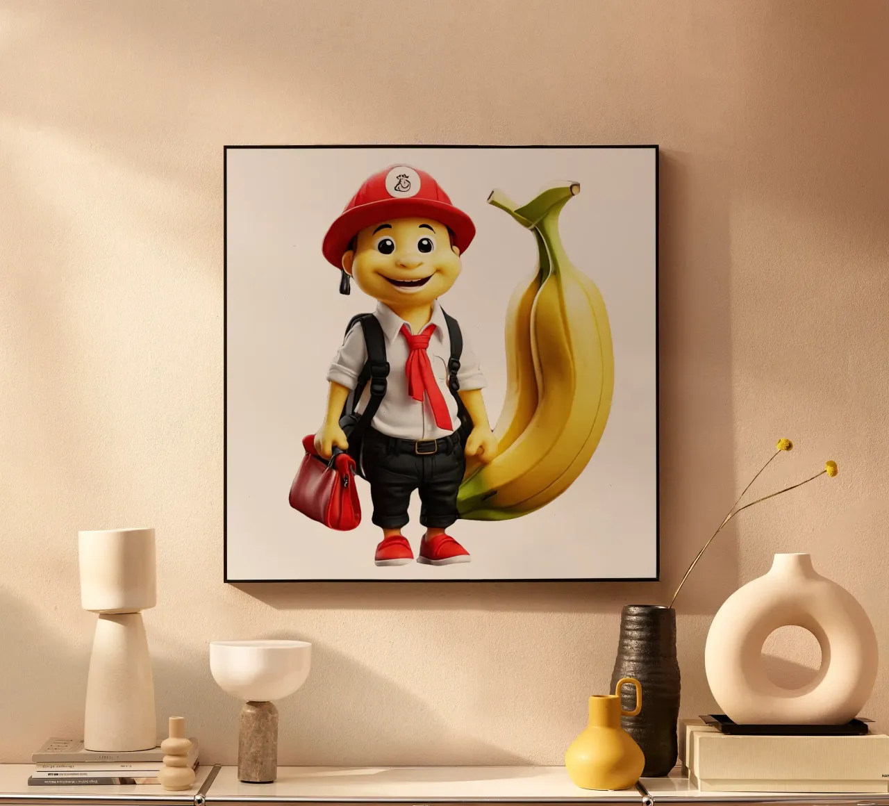 Fratello Banana alluminio dibond da Delaney Okuneva