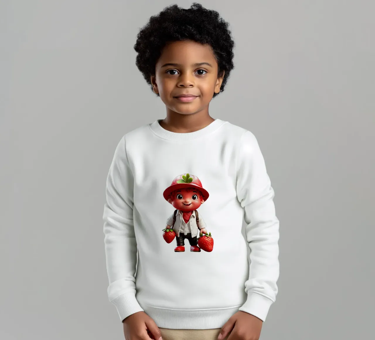 piccolo strawbery felpa bambino da Delaney Okuneva