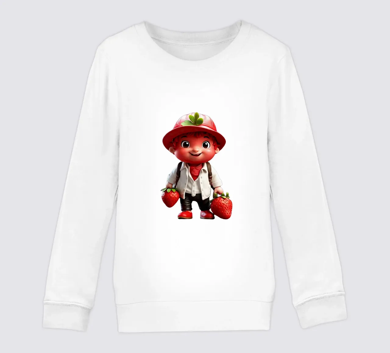 piccolo strawbery felpa bambino da Delaney Okuneva