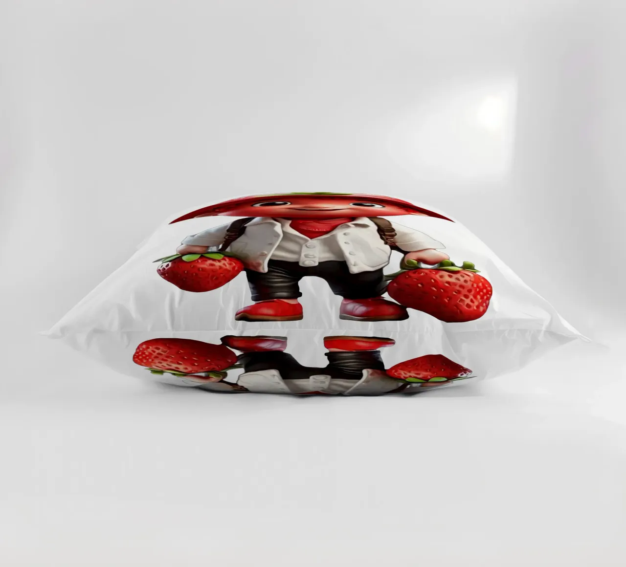 piccolo strawbery cuscino da Delaney Okuneva