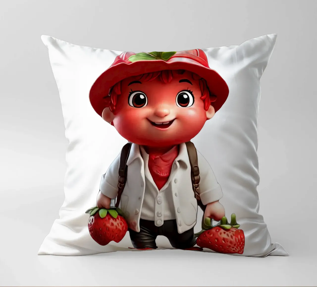 piccolo strawbery cuscino da Delaney Okuneva