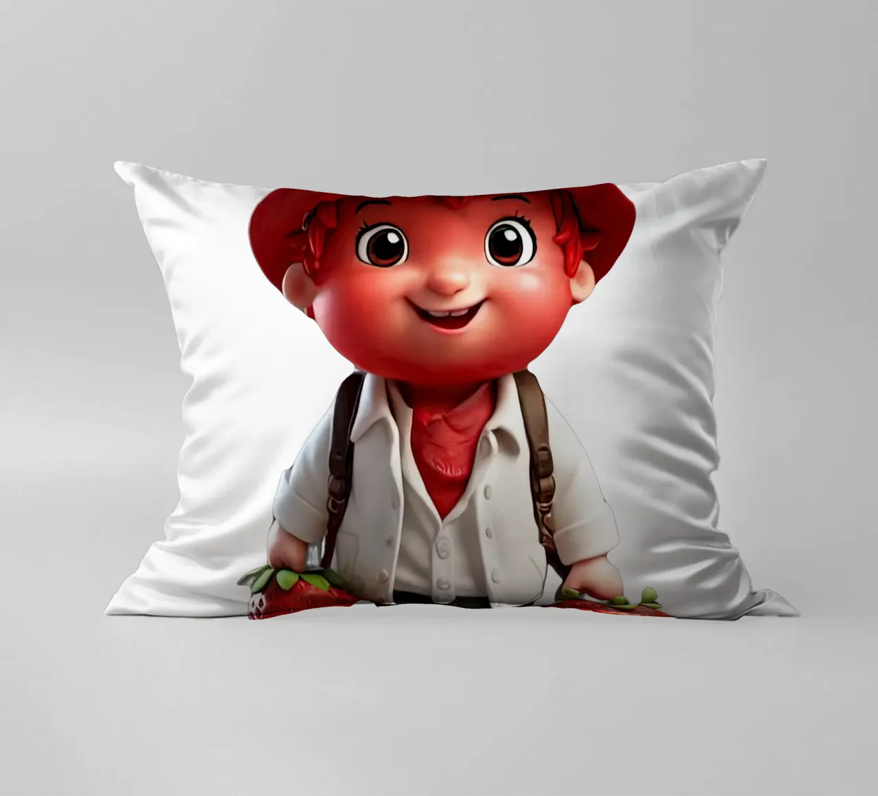 piccolo strawbery cuscino da Delaney Okuneva