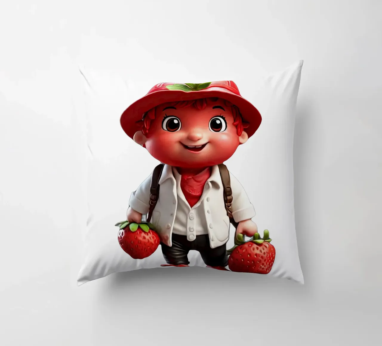 piccolo strawbery cuscino da Delaney Okuneva