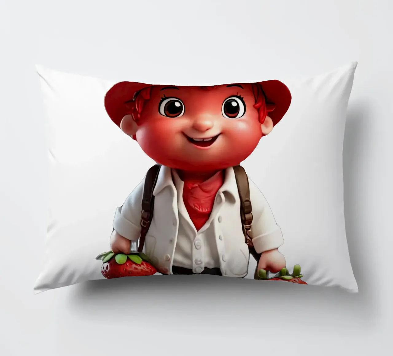 piccolo strawbery cuscino da Delaney Okuneva