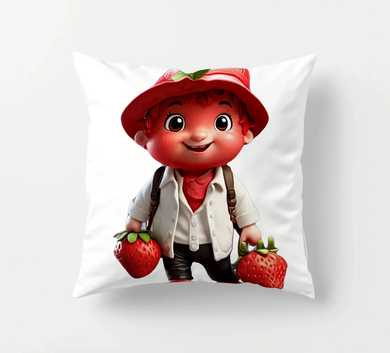 piccolo strawbery cuscino da Delaney Okuneva