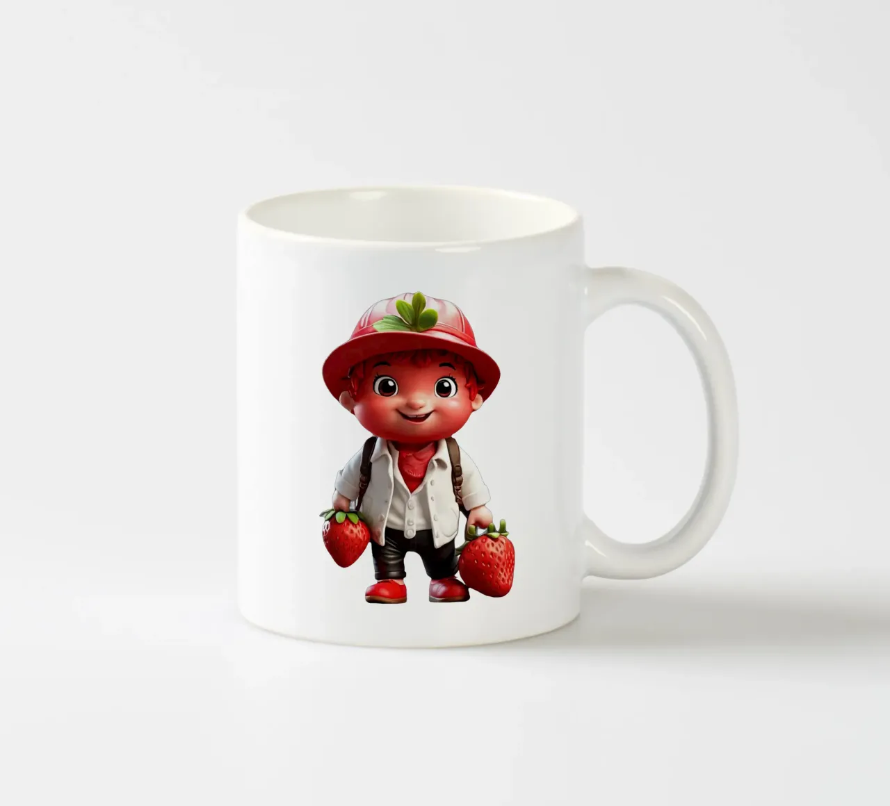 piccolo strawbery tazza in ceramica da Delaney Okuneva