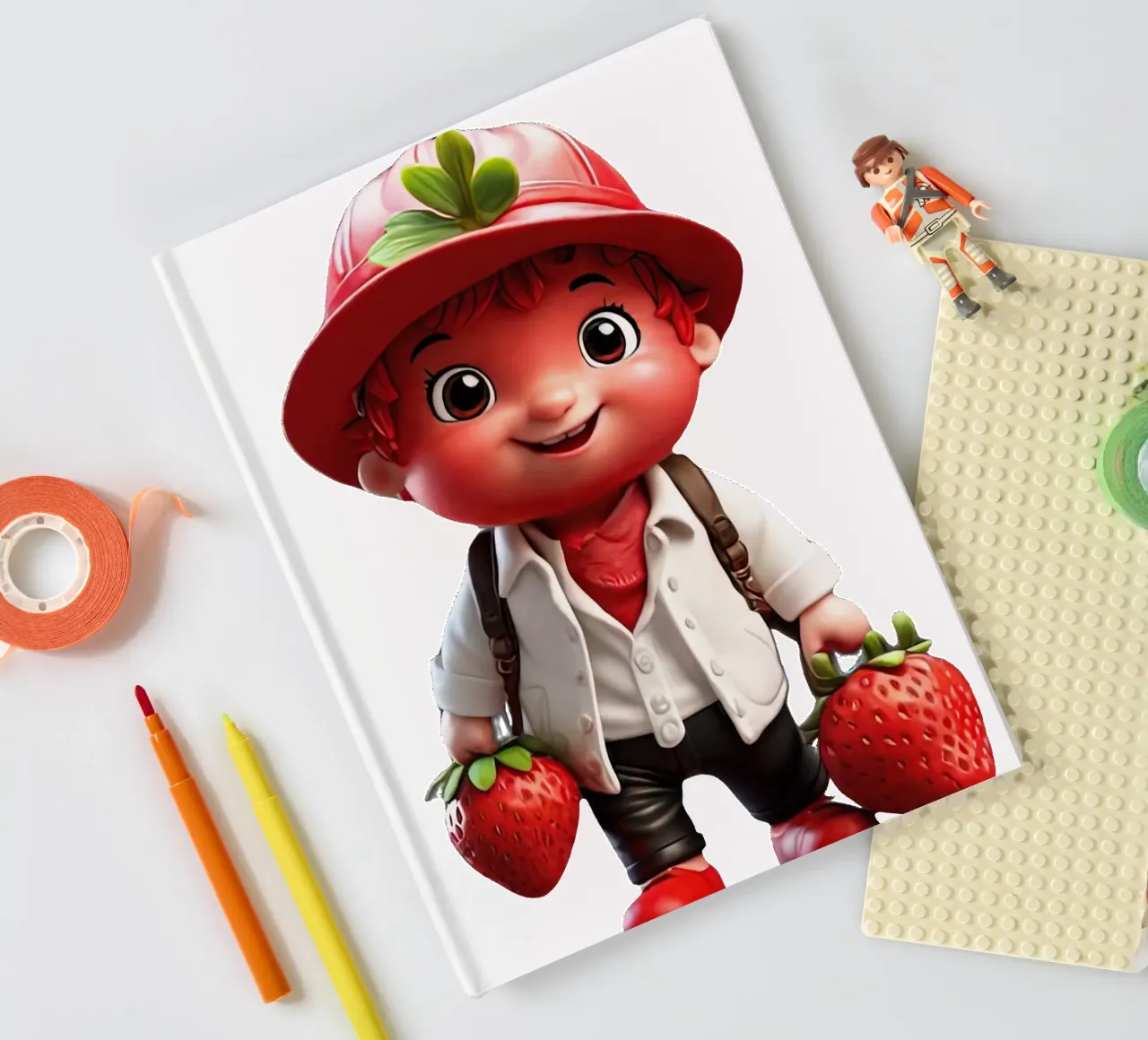 little strawbery notebook by Delaney Okuneva
