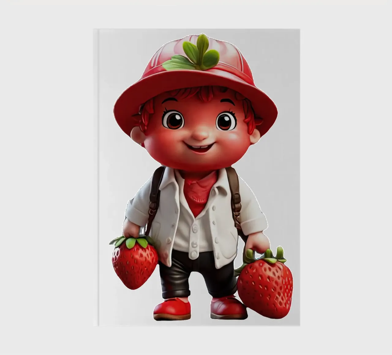 little strawbery notebook by Delaney Okuneva