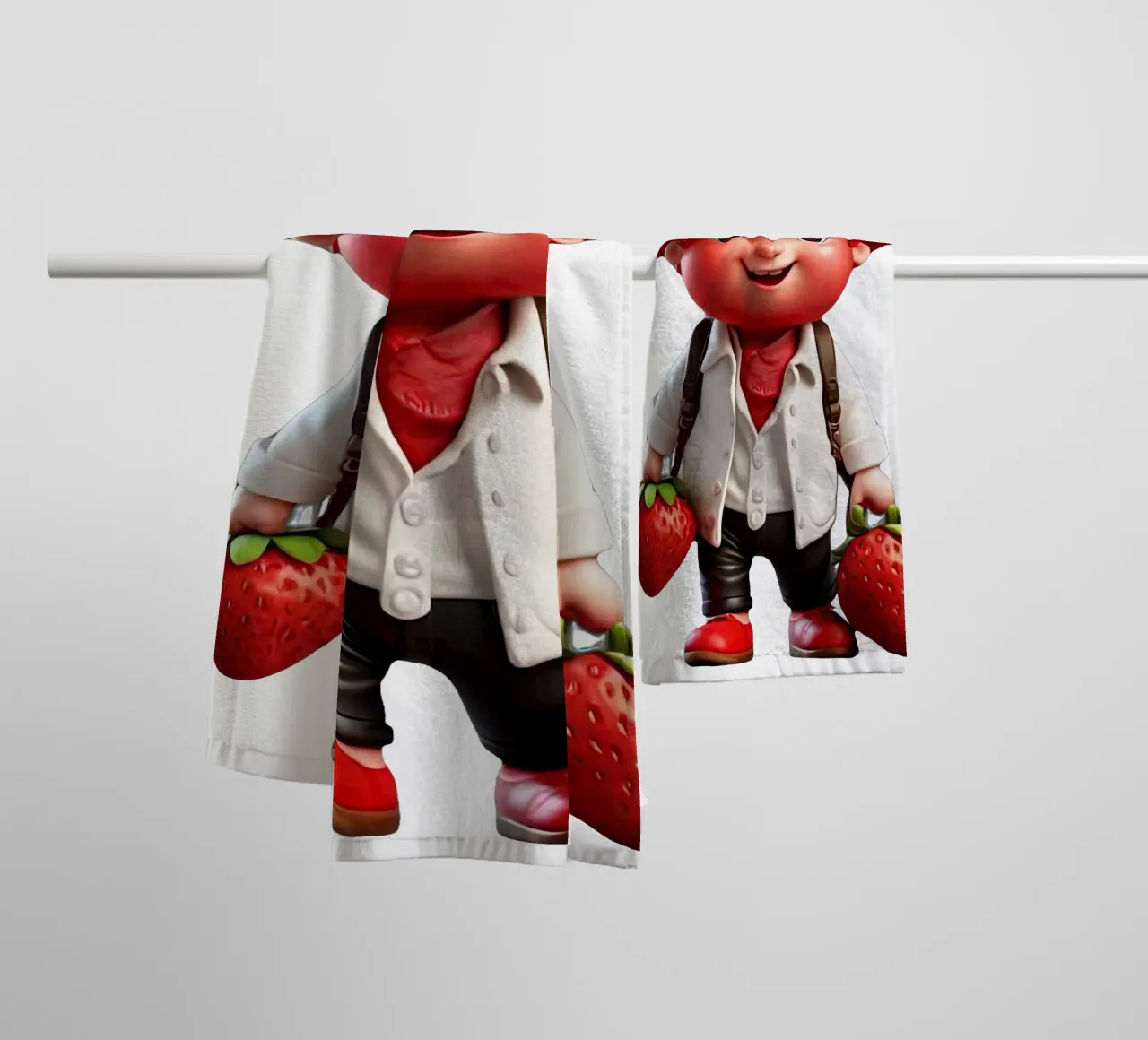 piccolo strawbery asciugamano da bagno da Delaney Okuneva