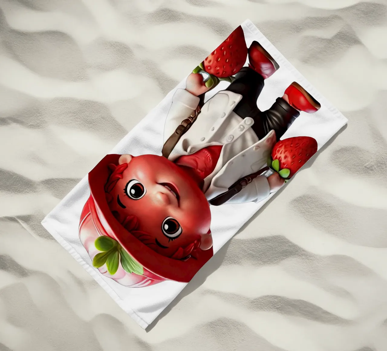 piccolo strawbery telo mare da Delaney Okuneva