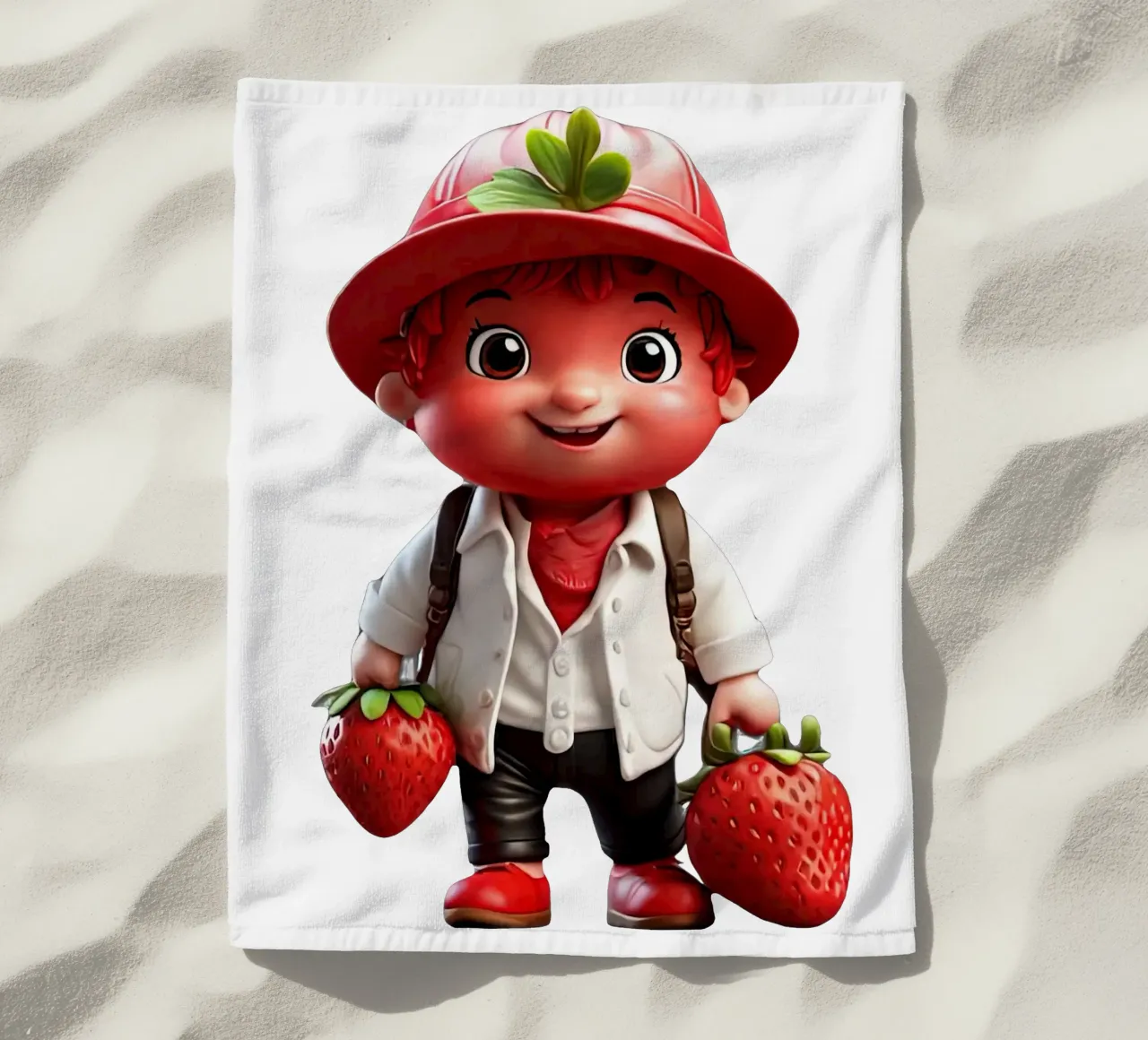 piccolo strawbery telo mare da Delaney Okuneva