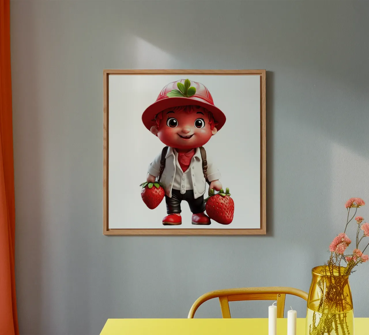 piccolo strawbery alluminio dibond da Delaney Okuneva