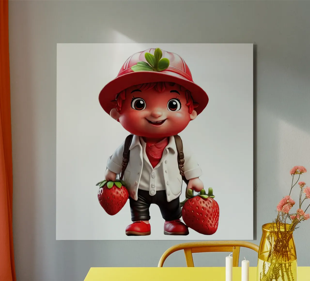 piccolo strawbery alluminio dibond da Delaney Okuneva
