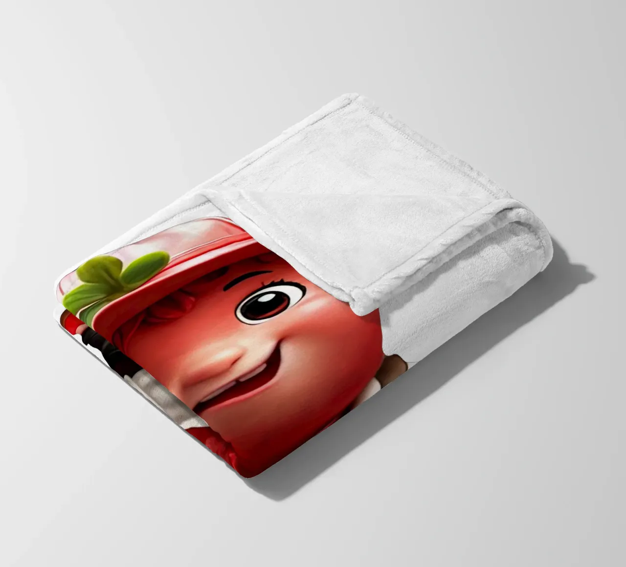 piccolo strawbery coperta in pile da Delaney Okuneva